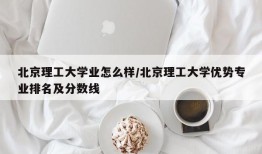 北京理工大学业怎么样/北京理工大学优势专业排名及分数线