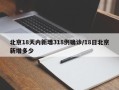 北京18天内新增318例确诊/18日北京新增多少