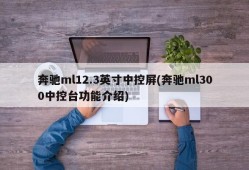 奔驰ml12.3英寸中控屏(奔驰ml300中控台功能介绍)