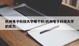 杭州电子科技大学哪个好/杭州电子科技大学的实力
