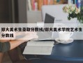 郑大美术生录取分数线/郑大美术学院艺术生分数线