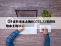 【31省新增本土确诊2753,31省份新增本土确诊1】