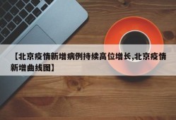 【北京疫情新增病例持续高位增长,北京疫情新增曲线图】